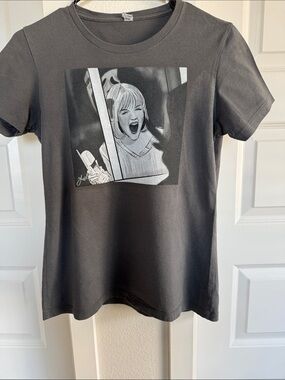 Graphic T-Shirt with Monochrome Print